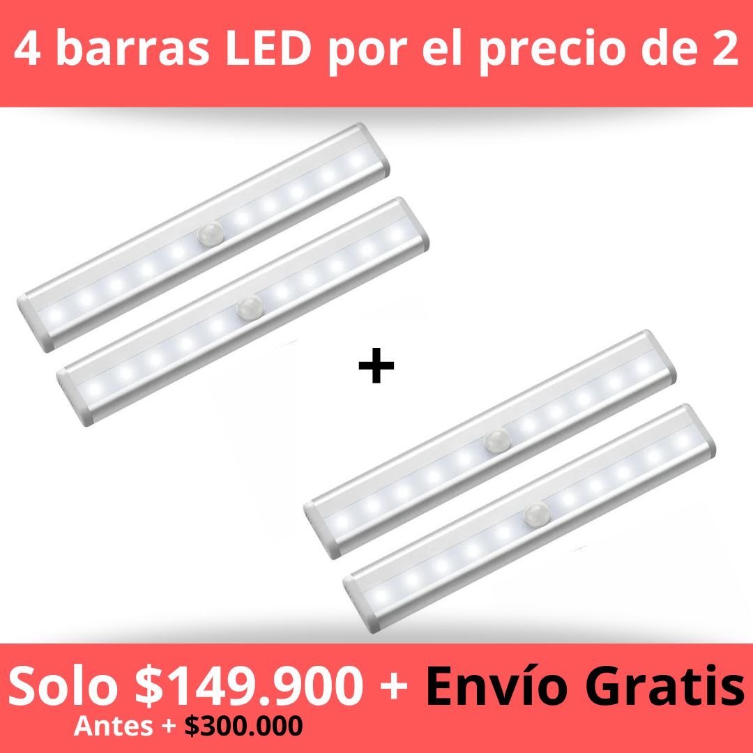 Luz LED inalambrica 2 Unds - Teleproductos
